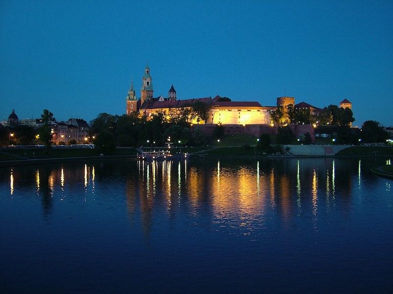 Kraków nocą